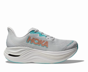 Good Running Shoes For Bunions HOKA Women's Skyward X - COSMIC GREY / ROSE GOLD