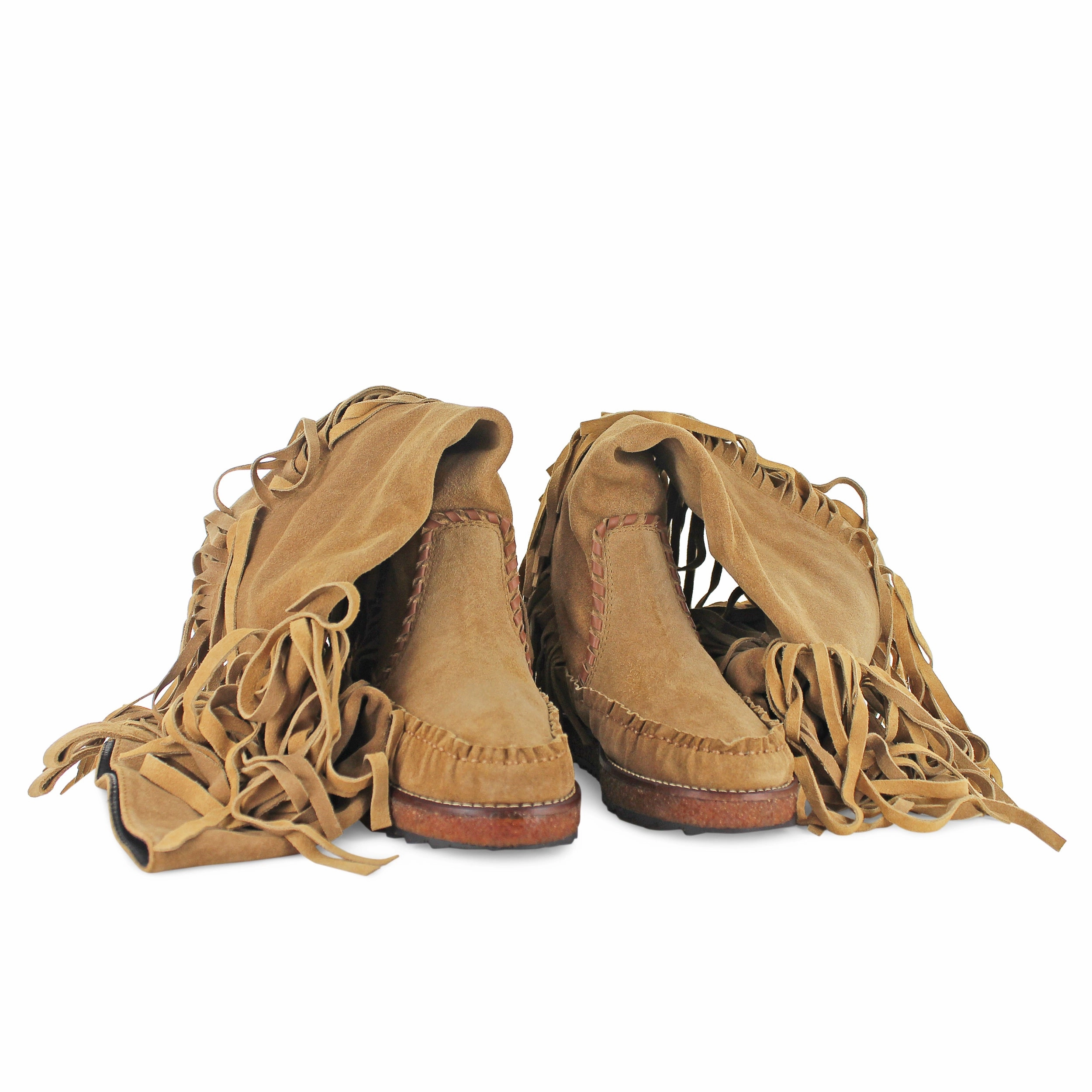 TU1501 - Tobacco High Boot Spat Knee High Boots