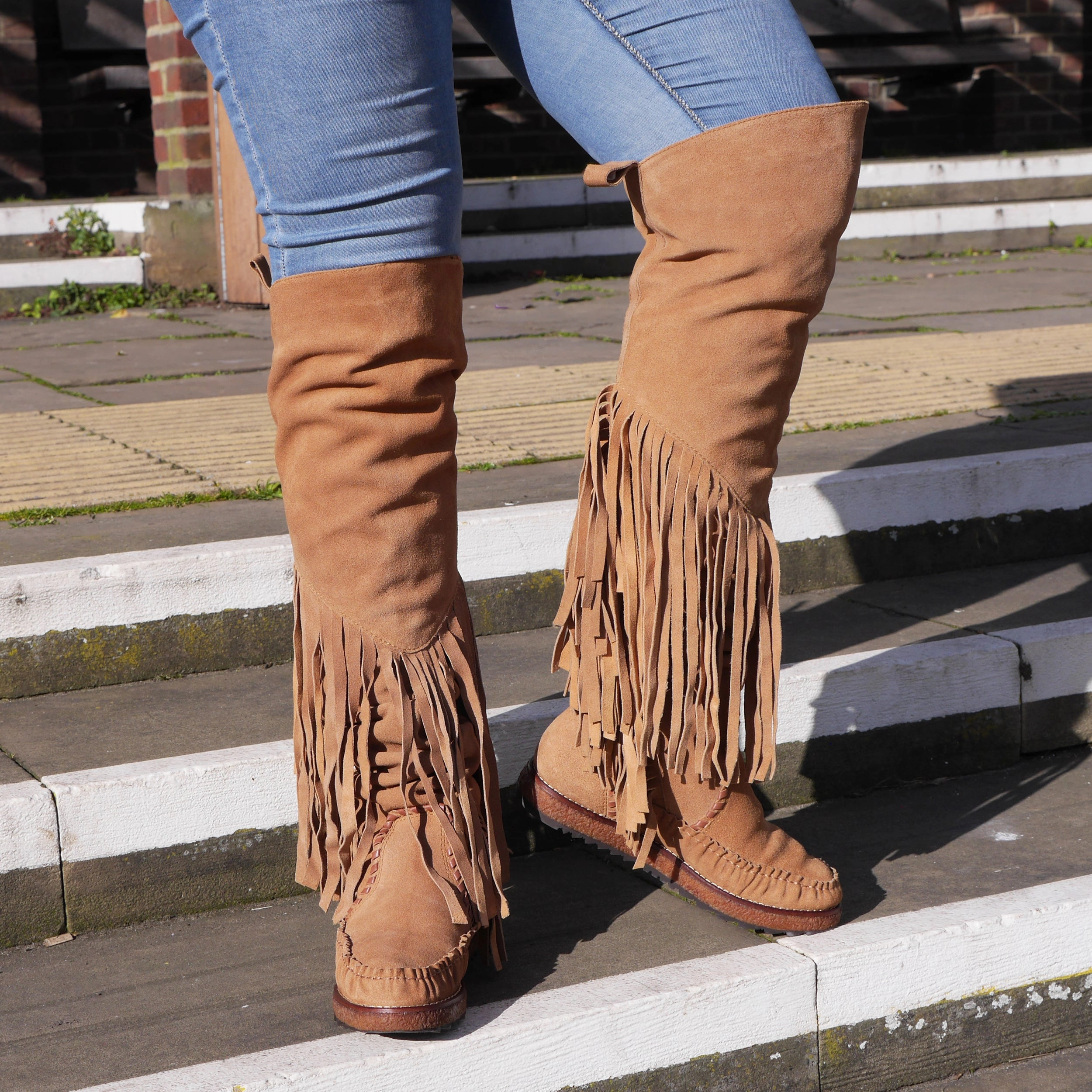 Willa Knee High Boot TU1501 - Tobacco High Boot
