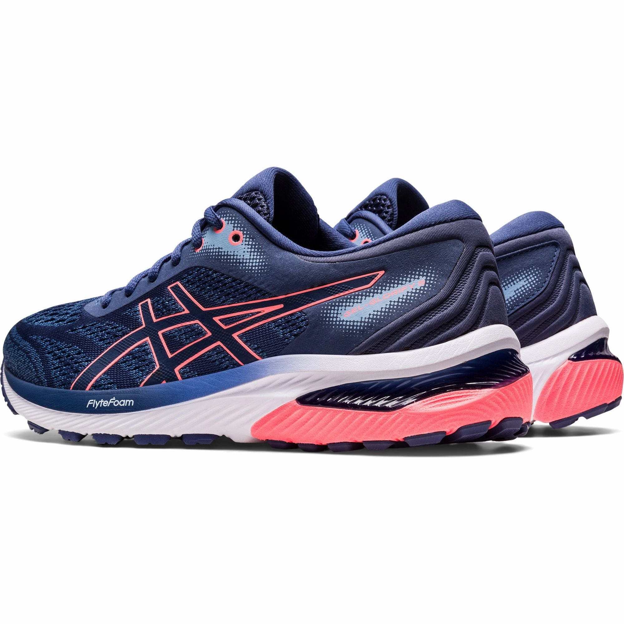 Asics Gel Glorify 5 Womens Running Shoes - Blue Super Shoes Asics