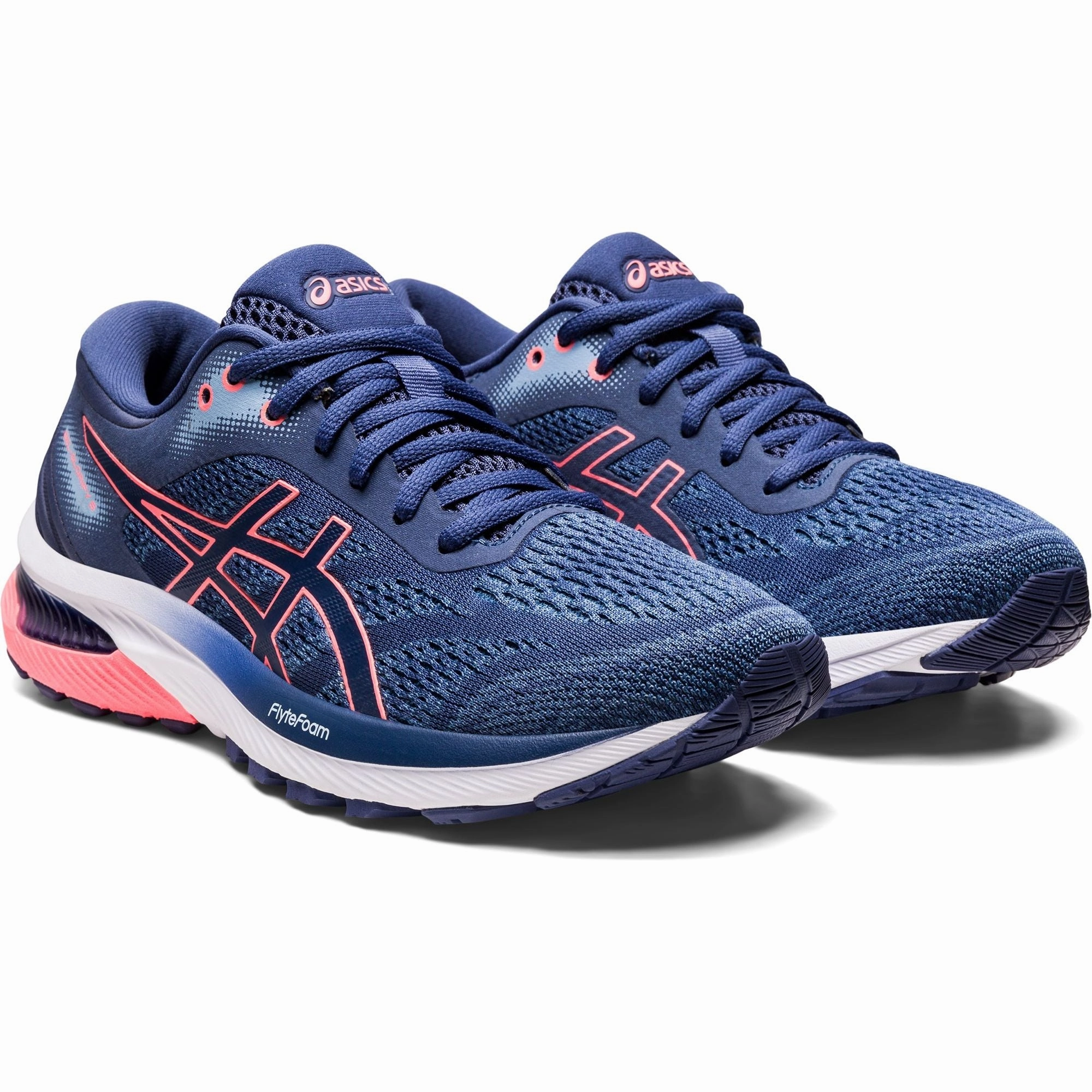 Asics Wide Width Running Shoes Asics Gel Glorify 5 Womens Running Shoes - Blue