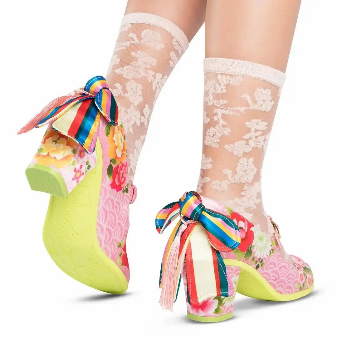 Velvet Heels Chocolaticas KIMONO Mary Jane Pump