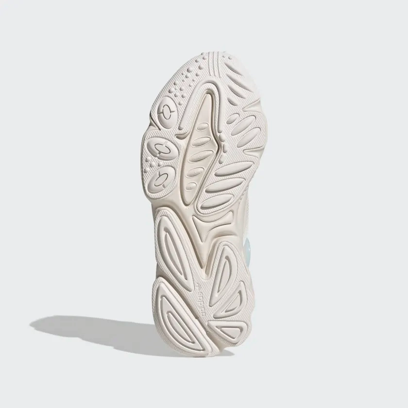 Adidas Women's Ozweego Shoes -  Cloud White / Bliss Orange / Almost Blue Adidas Samba Og Shoes