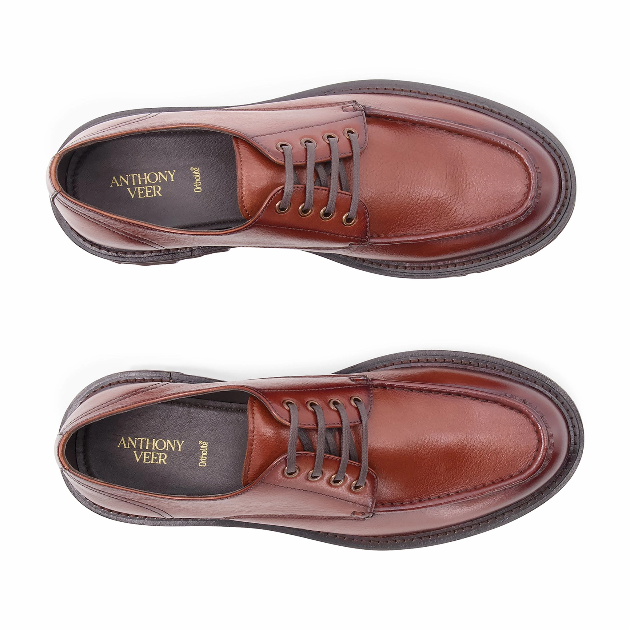 Roper Lace Up Shoes Barrett Moc Derby // Tan