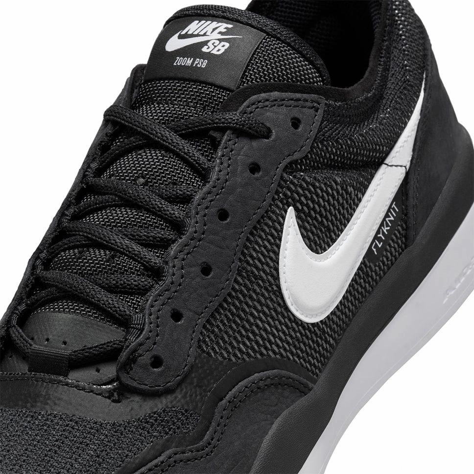 Nike Grade School Court Borough Low Recraft Shoes Nike SB PS8 Black White Shoes