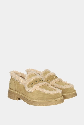 Miista Airi Loafers Jelavu Lisbon - Suede & Shearling Loafers