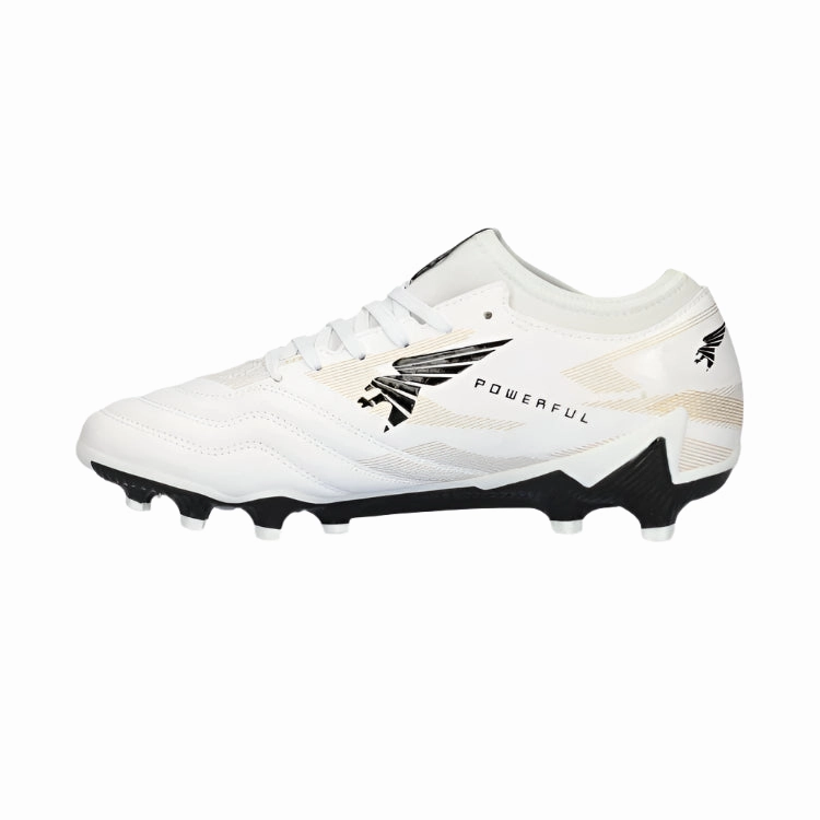 Rodrygo Soccer Cleats Joma Powerful 2402 Firm Ground Soccer Cleats (White/Gold)