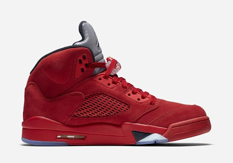 Best Basketball Shoes Of 2022 Jordan 5 Red Suede Basketball Shoes