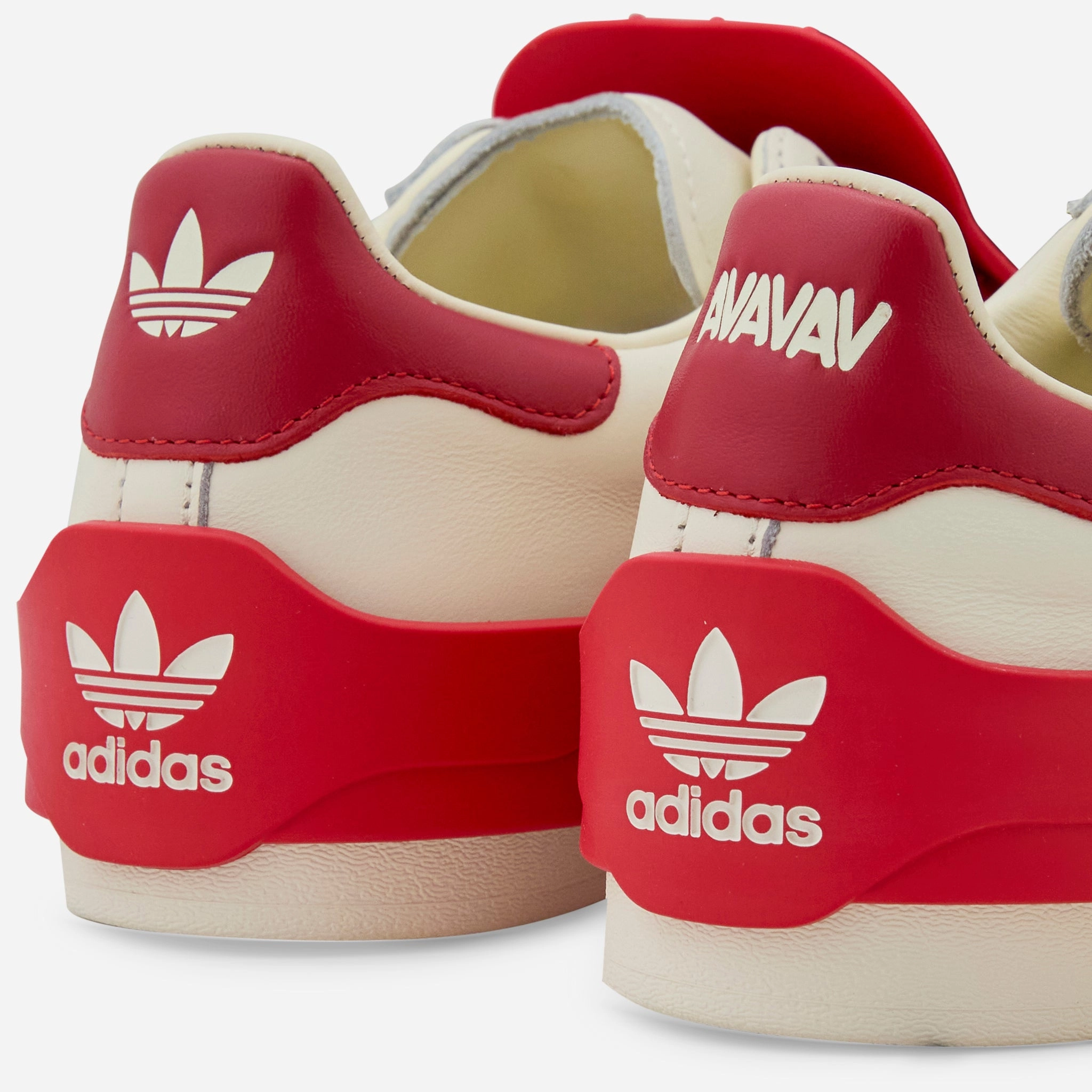 Adidas The Brand With The 3 Stripes Shoes Avavav x Women's Superfinger Superstar Better Scarlet | Cream White | Better Scarlet