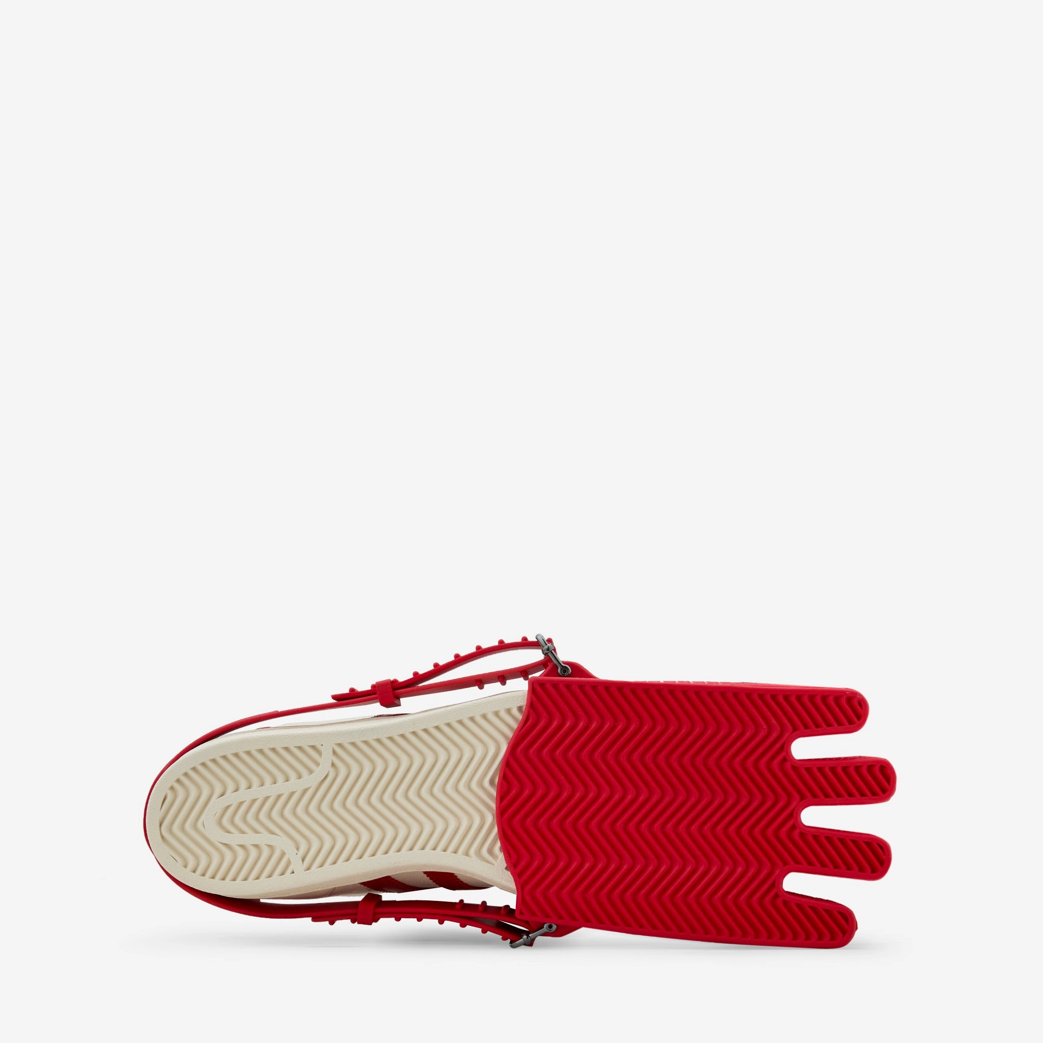 Avavav x Women's Superfinger Superstar Better Scarlet | Cream White | Better Scarlet Adidas Shoes 1970s