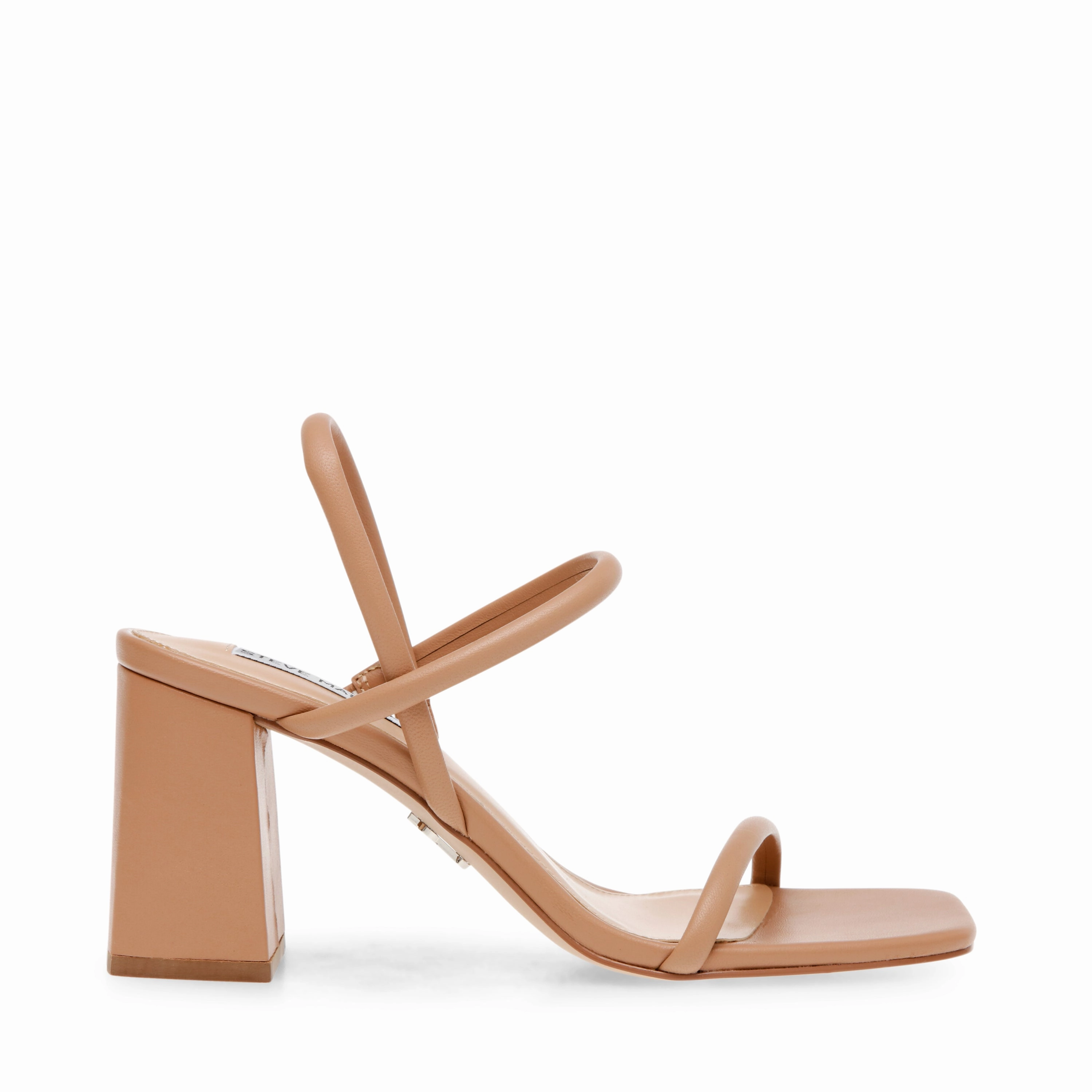 KOSMO TAN LEATHER HEELS Animated High Heel Shoes