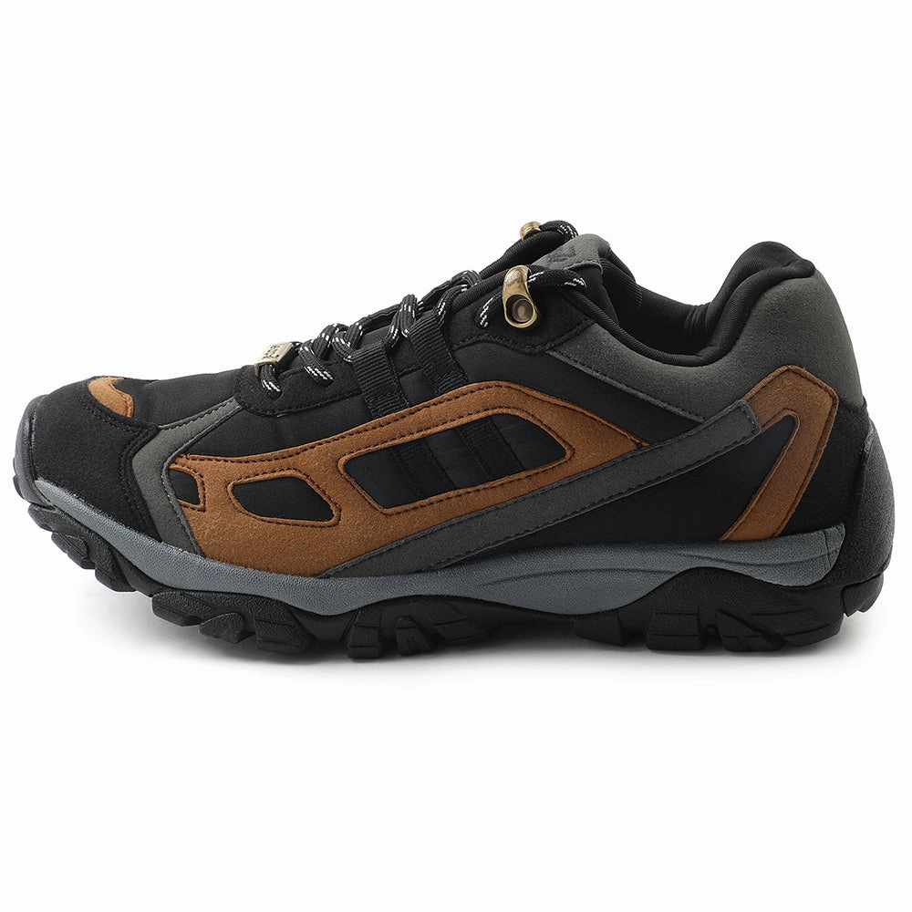 Leap7x Black Sports Lacing Running Shoes For Men EAST-1 By Liberty Running Shoes Online