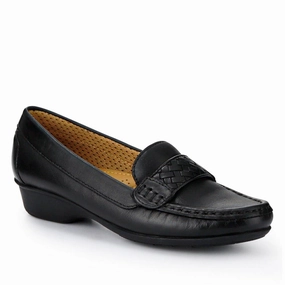 Adrian Bex Smooth Leather Tassel Loafers Leather Breathable Loafers - NAP41003 / 327 489 - Black