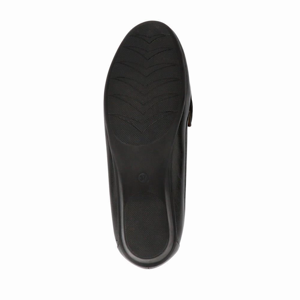 Leather Breathable Loafers - NAP41003 / 327 489 - Black Oscar Loafers