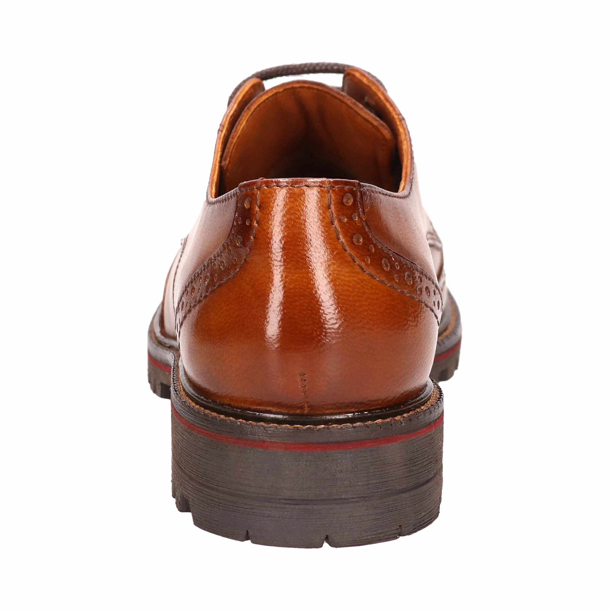 Derby Shoes And Jeans Leder Schnrer cognac