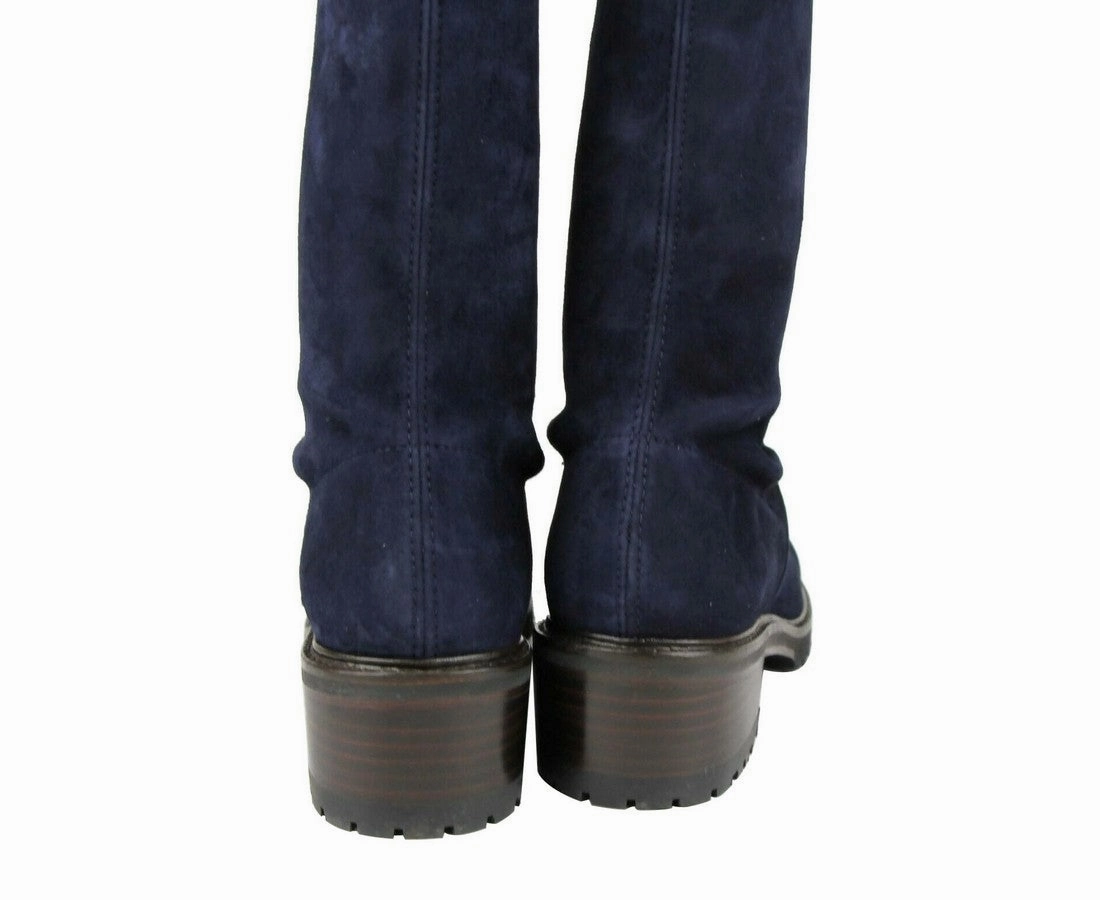 Stuart Weitzman Women's Suede Over the Knee Boot Knee High Sock Boots