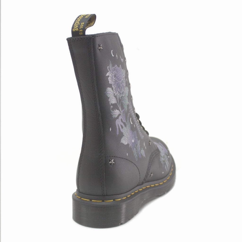 Yume Yume Boots Dr. Martens 1490 Floral Smooth Leather Women's Mid-Calf Boots