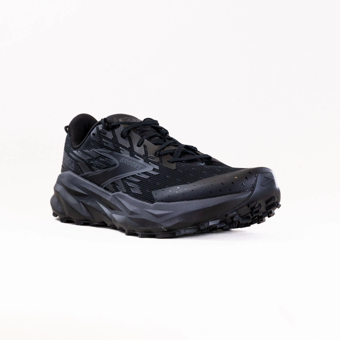 Brooks Cascadia 19 (Men's) - Black/Ebony/Ebony Minimalist Running Shoe