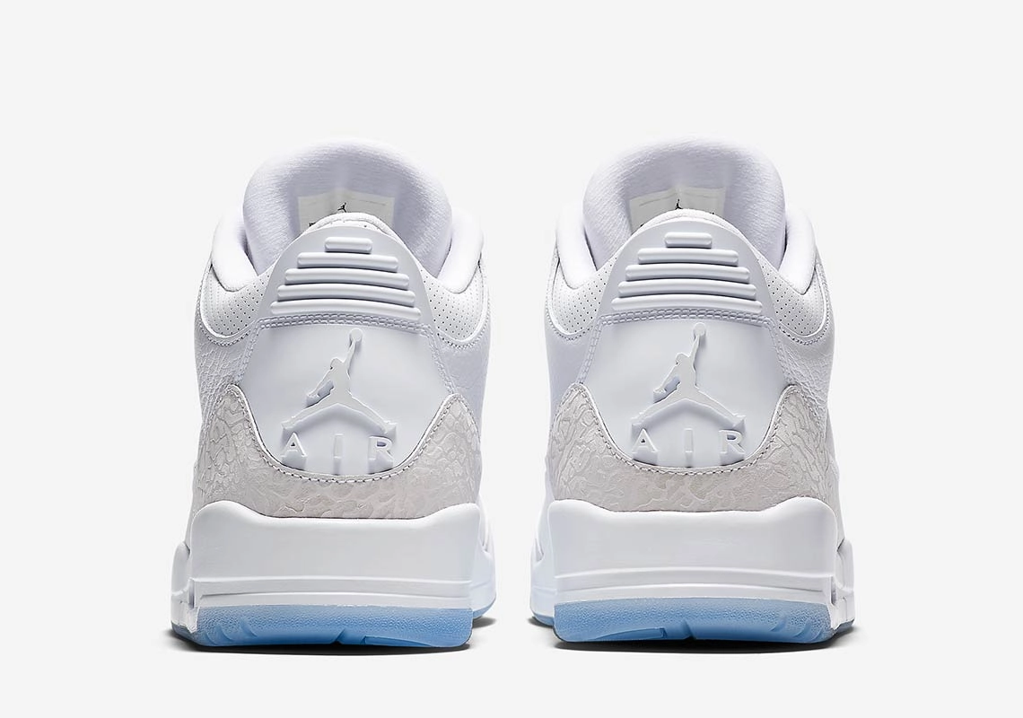 Highest High Top Basketball Shoes Jordan 3 Pure White Basketball Shoes