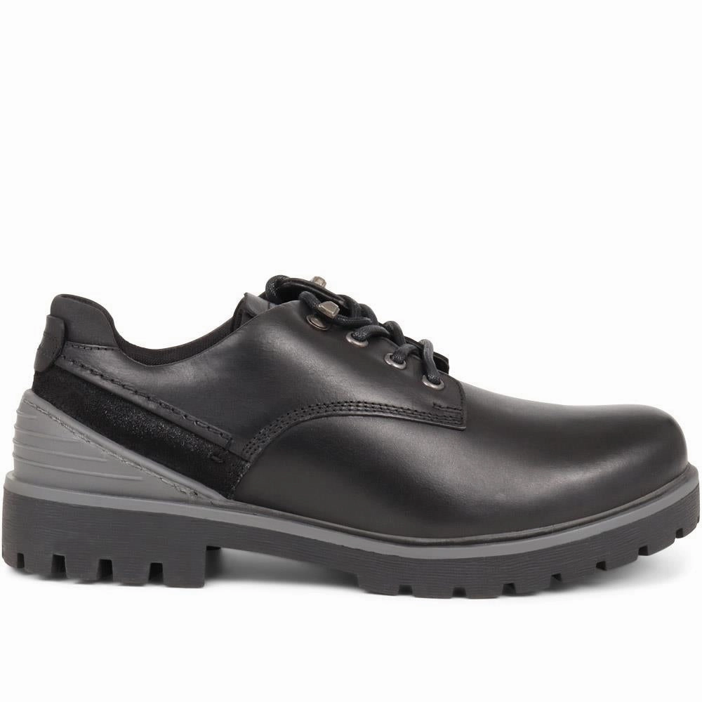 Leather Lace-Up Shoes - TEJ36001 / 322 529 - Black Breaking In Miura Climbing Shoes