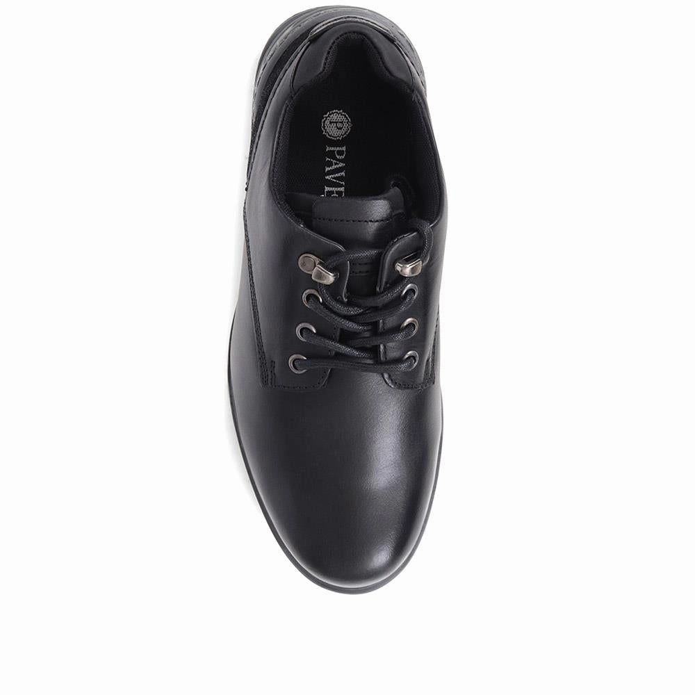 Climbing Shoes Sale Australia Leather Lace-Up Shoes - TEJ36001 / 322 529 - Black