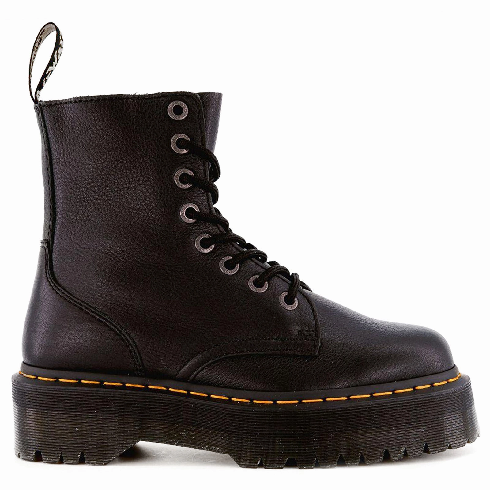 Ankle Boots 11 Dr. Martens Jadon III Pisa Leather Unisex Black Ankle Boots - UK 5 - US 7 Women / 6 Men - EU 38