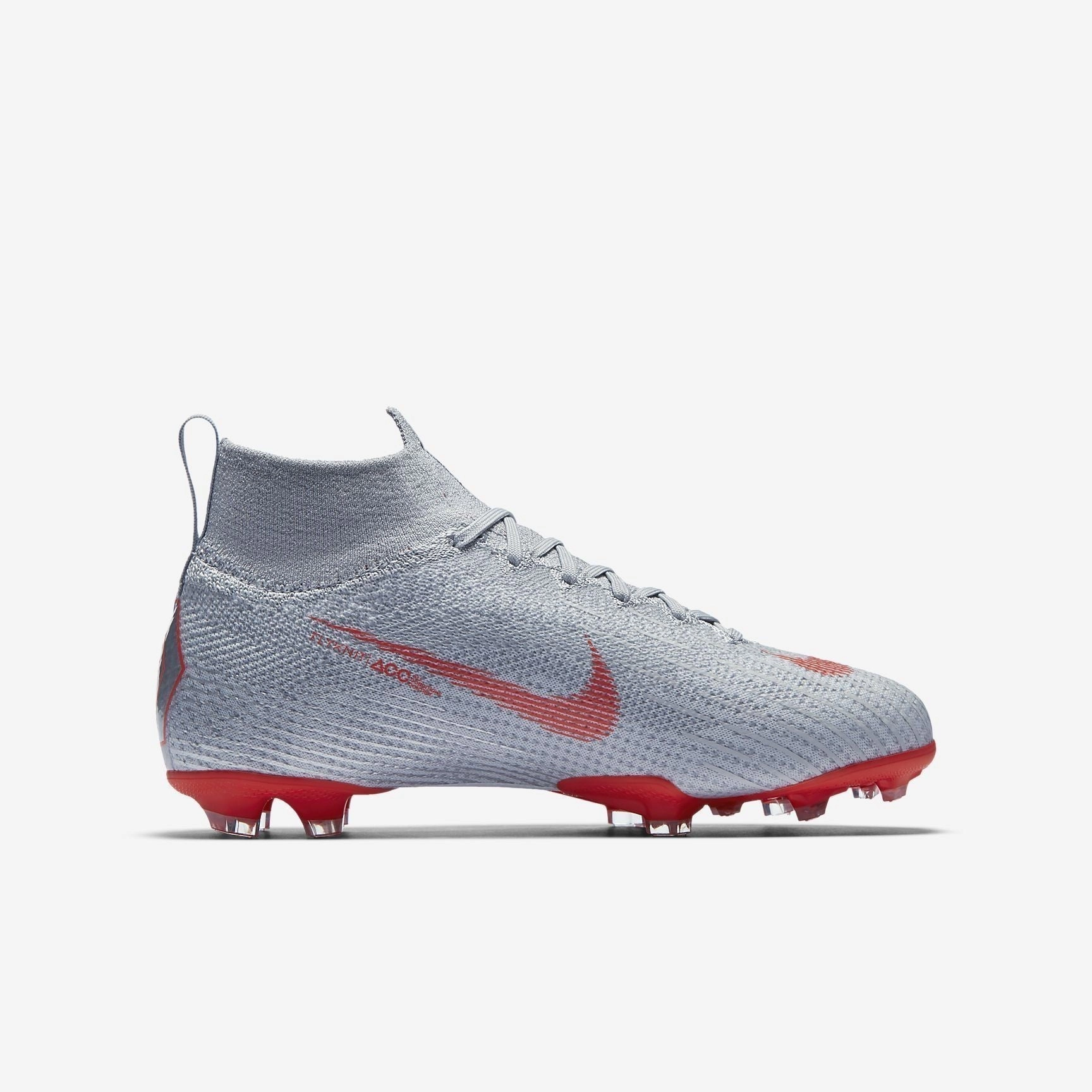 Kid's Superfly 360 Elite FG Soccer Cleats - Grey/Platinum/Silver Nike Court Vision Mid Shoes