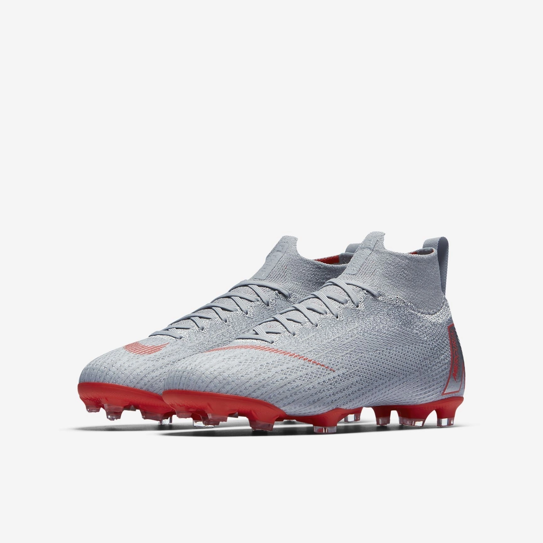 Nike Kd Tennis Shoes Kid's Superfly 360 Elite FG Soccer Cleats - Grey/Platinum/Silver