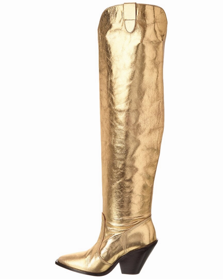 Osrs Snakeskin Boots Free People Triple Crown Leather Over-The-Knee Boot