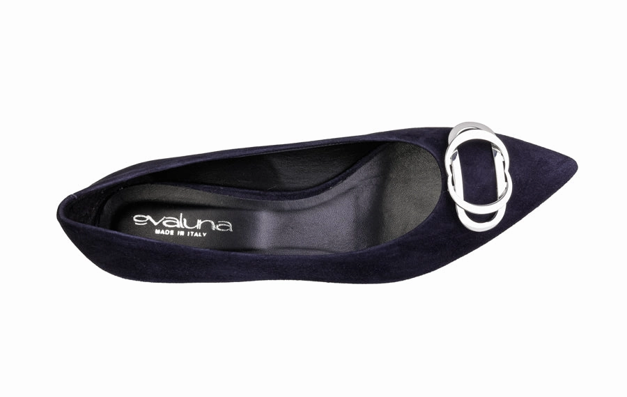 Black High Heel Slides Eva Absolute Navy