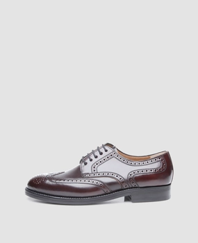 Derby Shoes Streetwear London Full-Brogue C - Oxblood