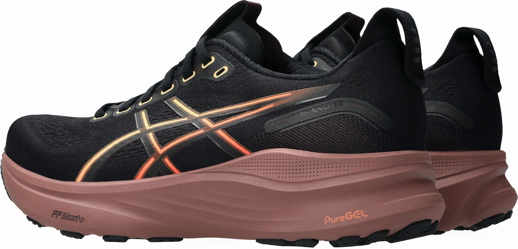 Asics Shoes Brand Asics Gel Kayano 32 Womens Running Shoes - Black