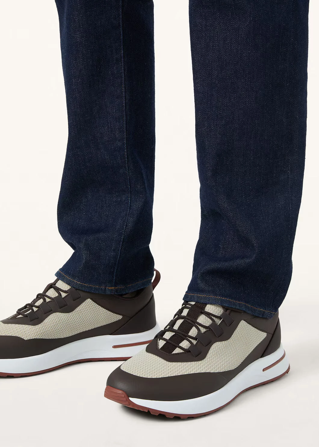 Loro Piana Week End Walk Sneaker Desert Light Bass Suede Loafers