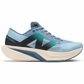 Men's New Balance FuelCell Rebel v4, Heron Blue/Chrome Blue/Black/Cyber Jade, 11 D Medium New Balance 623 Men's