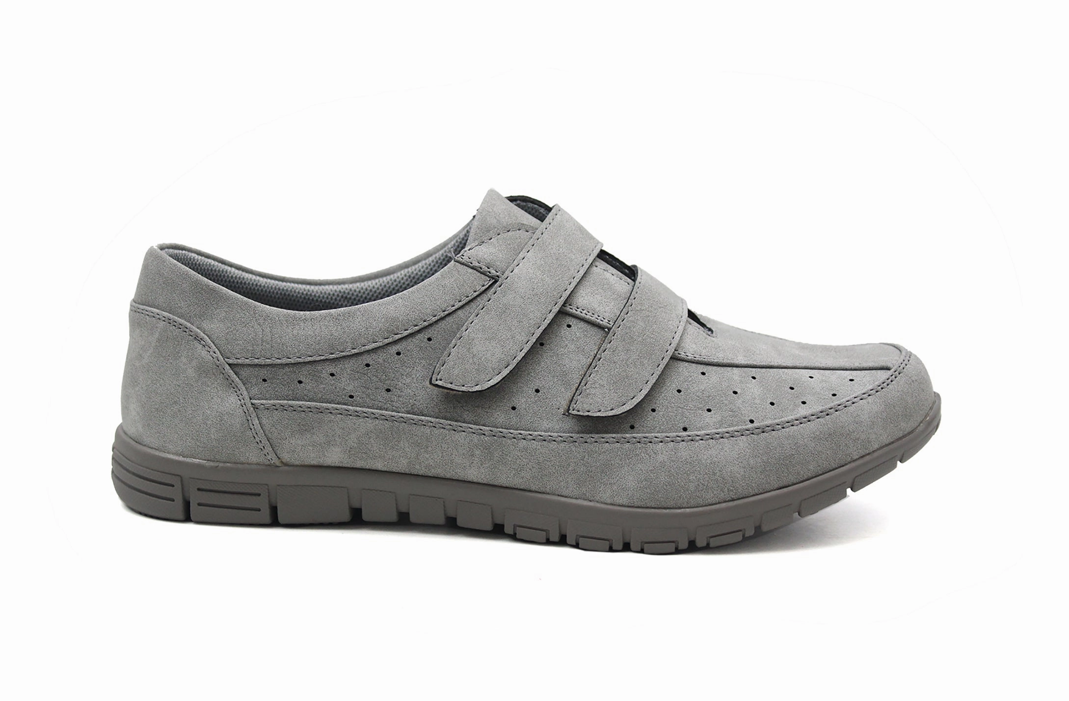 Dsw Franco Sarto Loafers MARIA Womens Touch Fasten Faux Suede Loafers in Grey