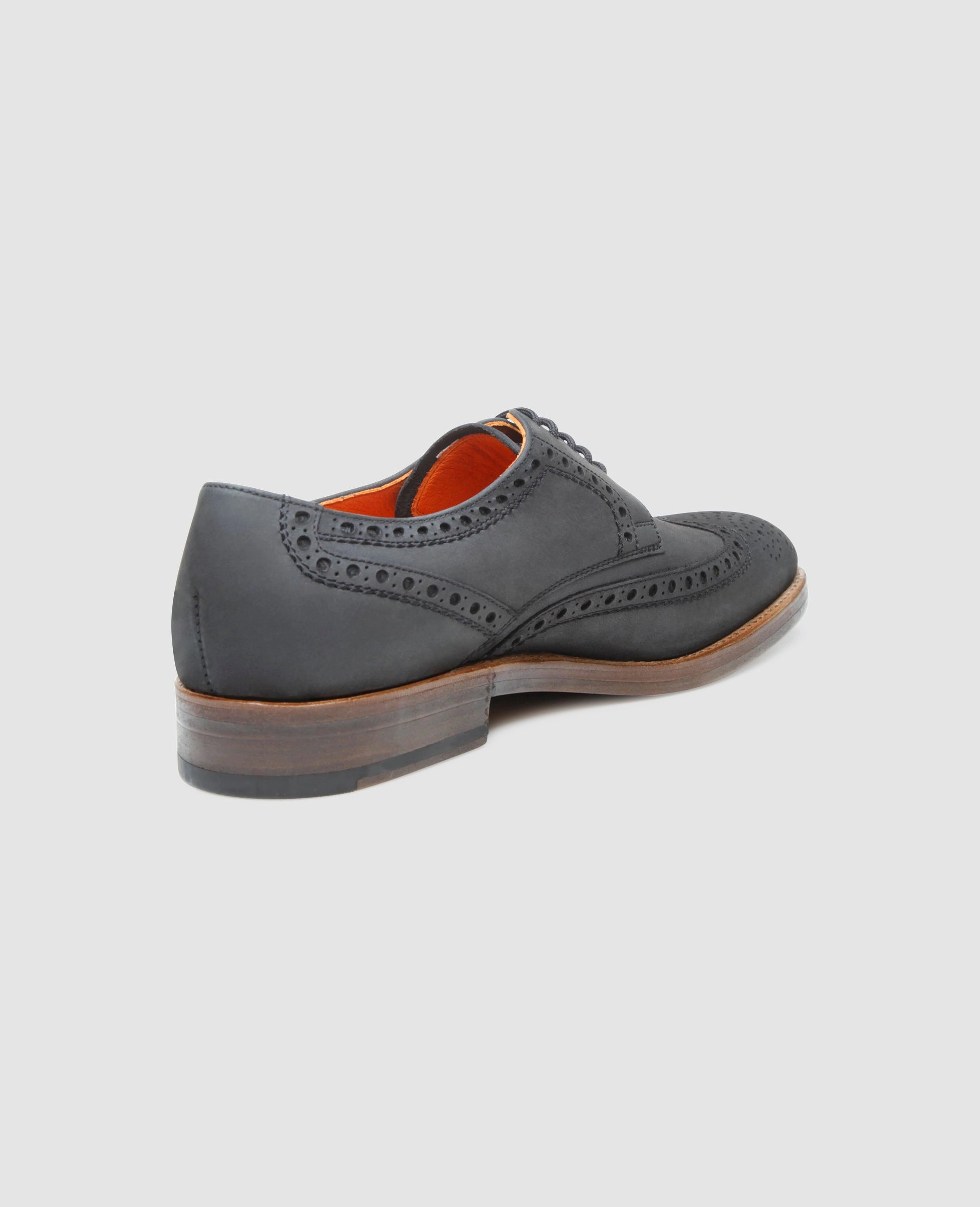 Derby Shoes With Suit Luzern Full-Brogue J - Black