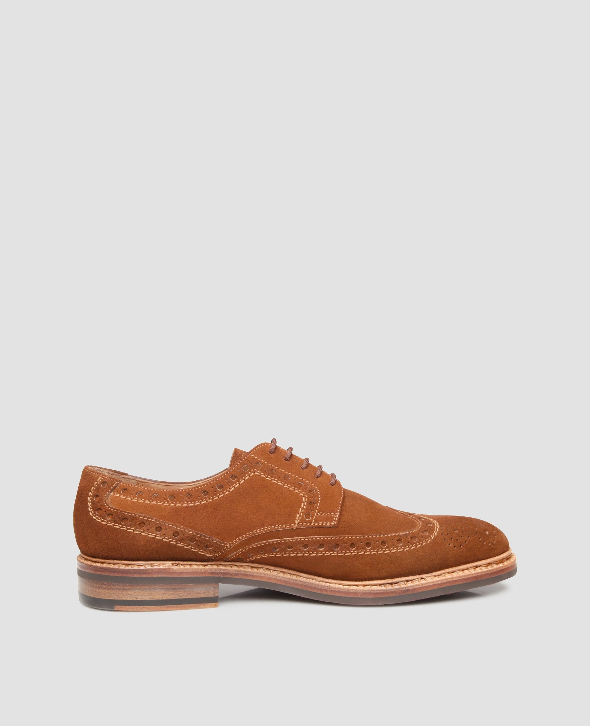 Brogue Ranger Boots Luzern Full-Brogue V - Light Brown