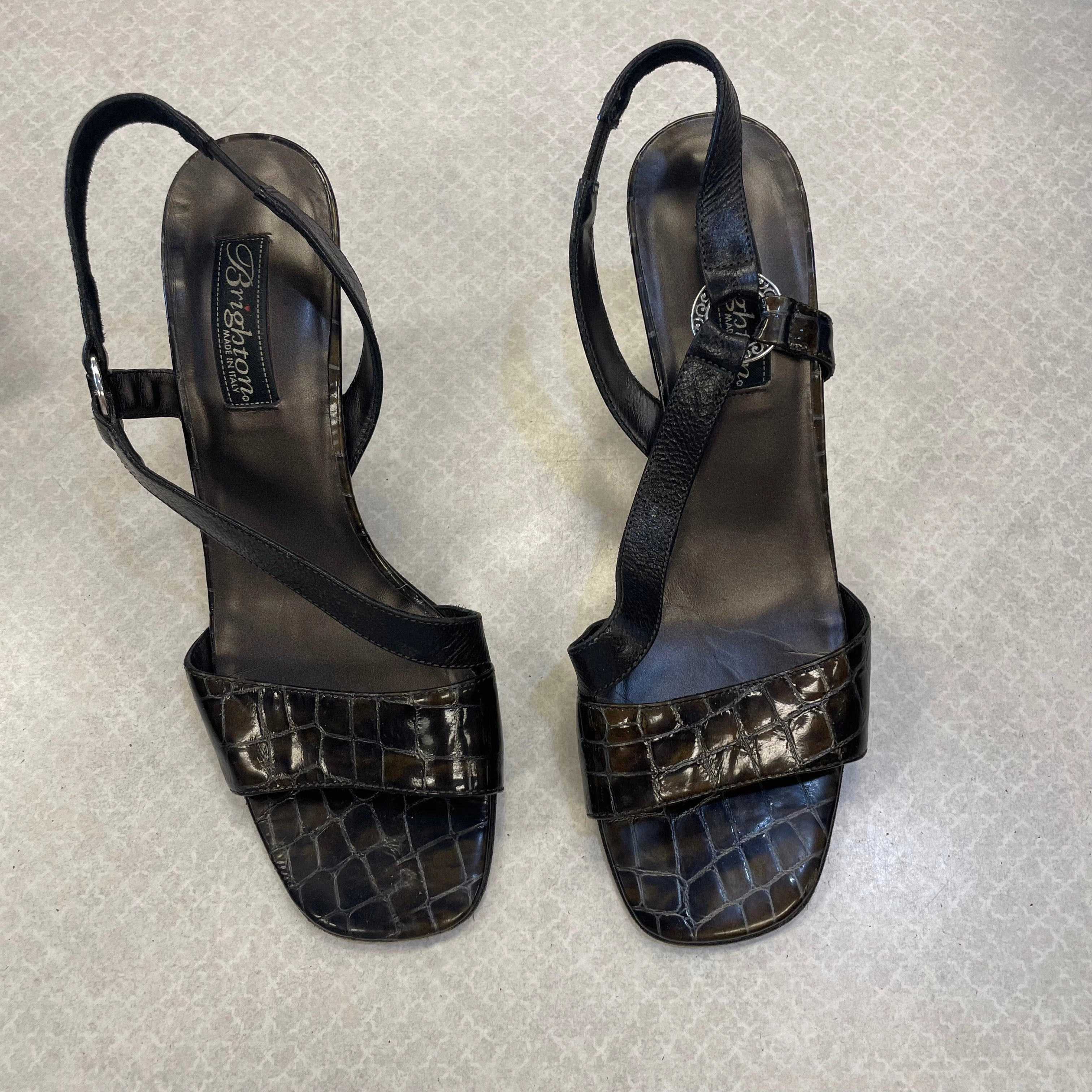 Anime High Heel Shoes Shoes Heels Stiletto By Brighton In Brown, Size: 9