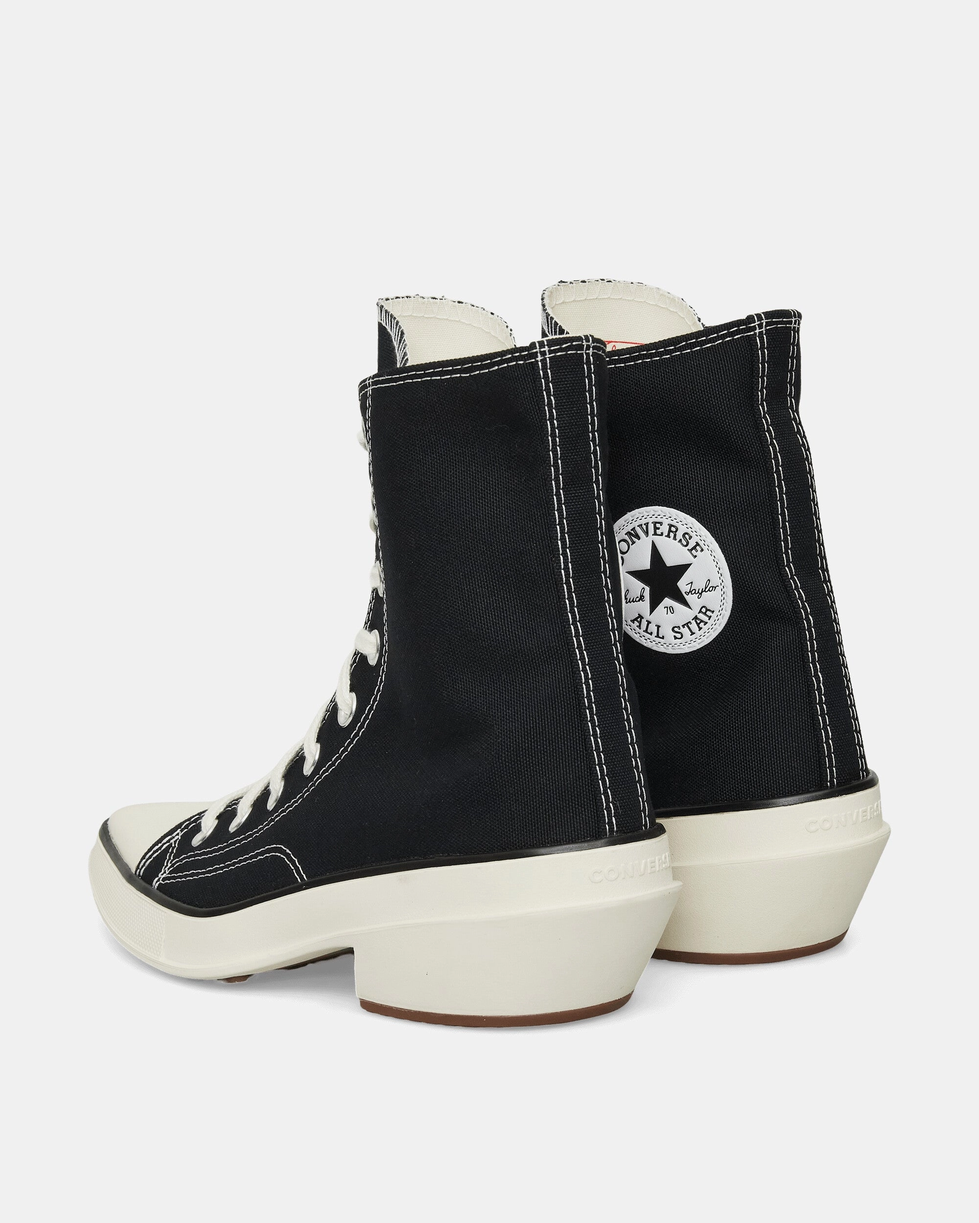 Women's Chuck 70 De Luxe Pointed Sneakers Black High Heel Lesbians