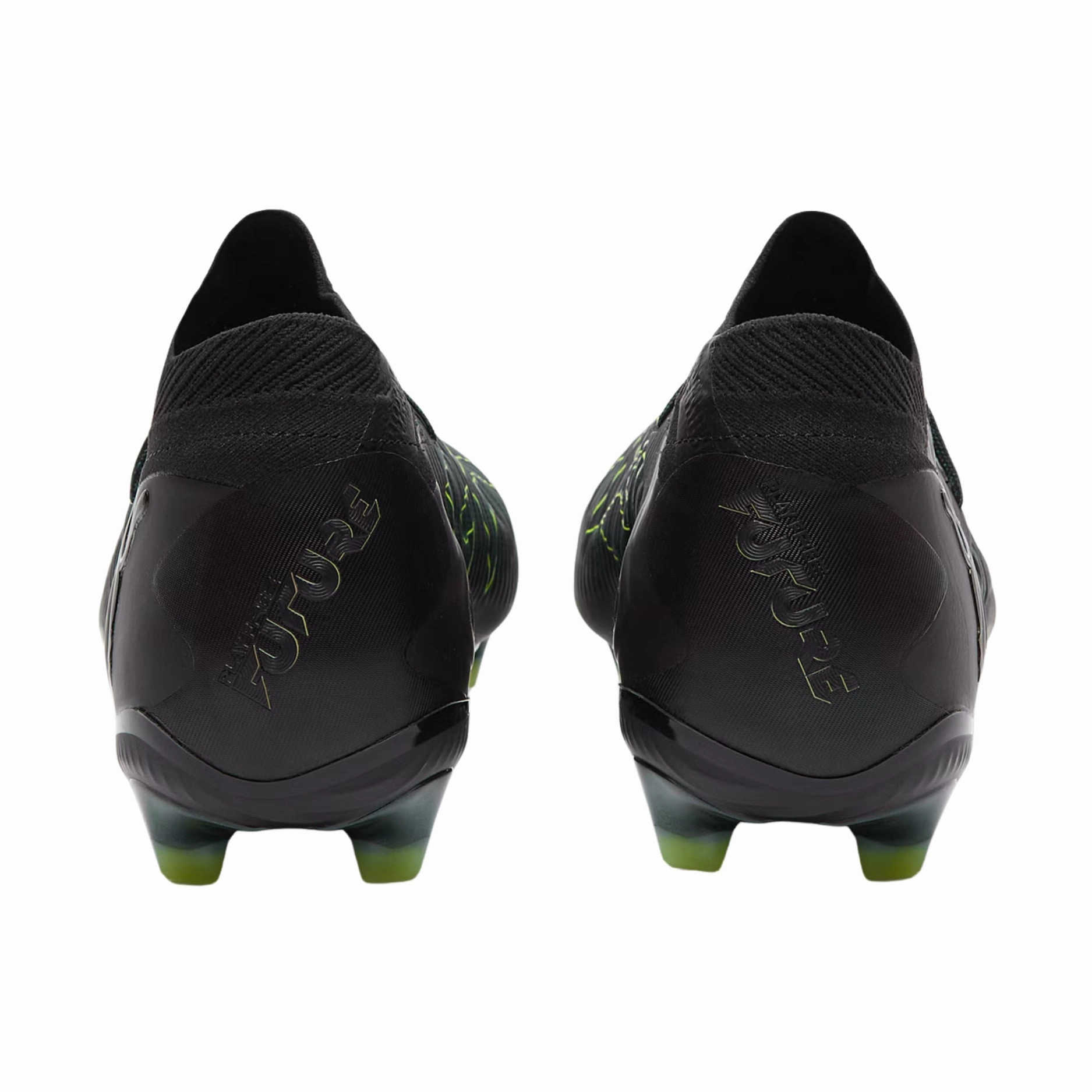 2020 New Soccer Cleats Puma Future 8 Ultimate Firm Ground Soccer Cleats (Black/Fizzy Light/Green)