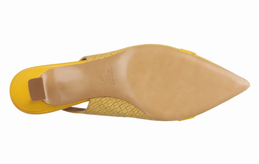 Mdf Summer Siren Yellow Sexy High Heel Shoes