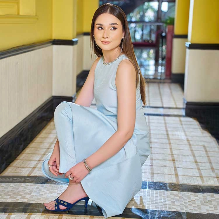 Ankle Boots Heels Platform Mehfil (Blue)