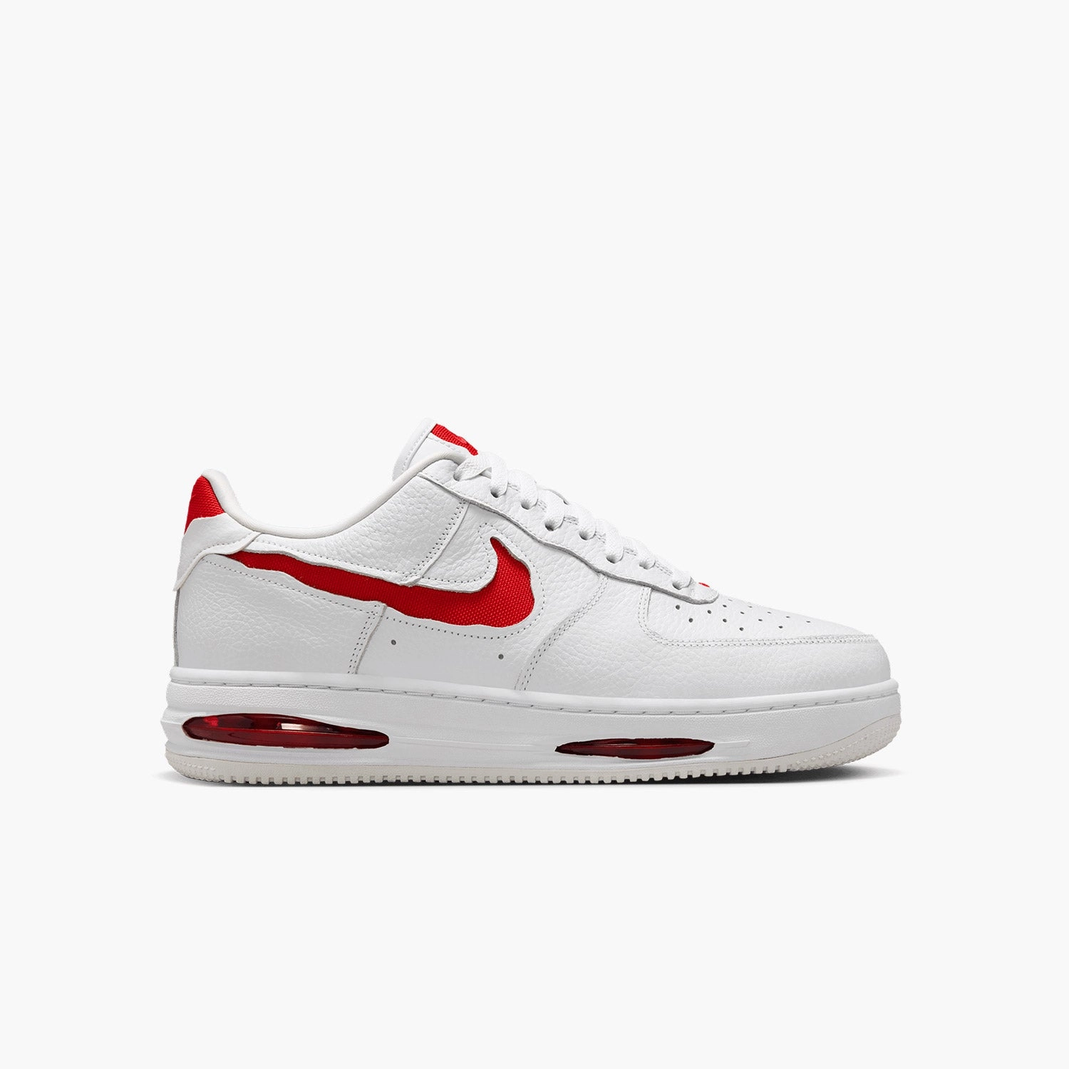 Men's Air Force 1 EVO "White University Red" Size Nike Athletic Shoes