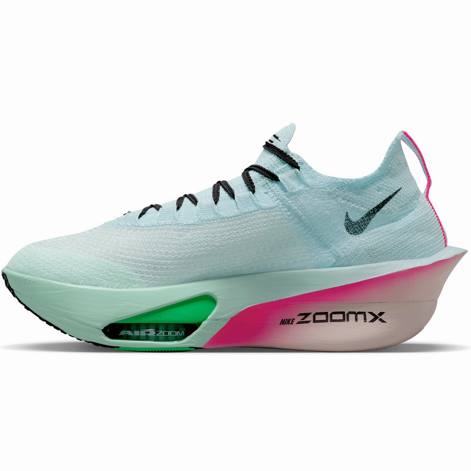 Men's Alphafly 3 Running Shoes Glacier Blue / Mint Foam / Green Shock / Black Best Nike Shoes For Running And Lifting