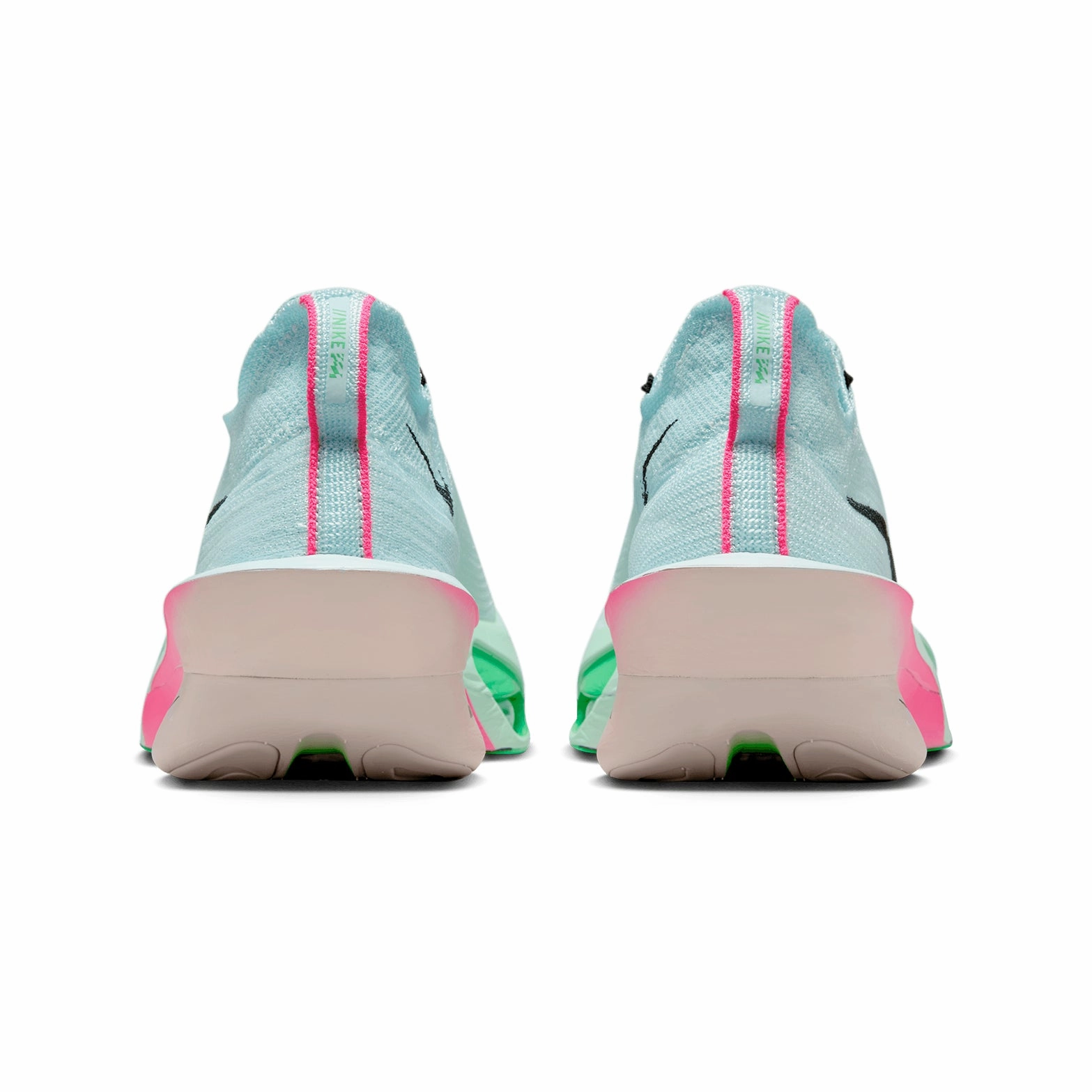 Men's Alphafly 3 Running Shoes Glacier Blue / Mint Foam / Green Shock / Black Nike Shoes Gore Tex