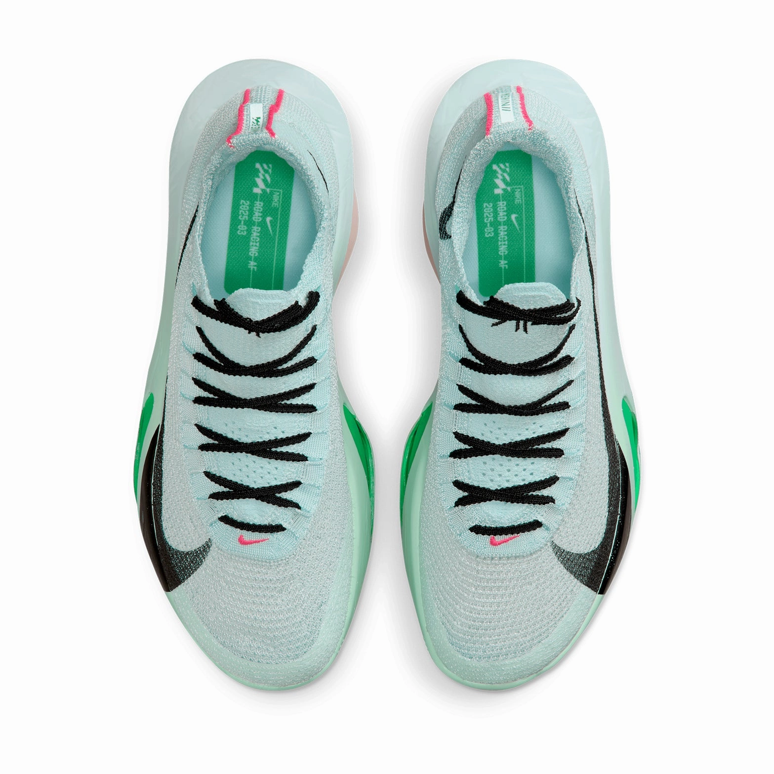 Nike Slip Resistant Shoes Men's Alphafly 3 Running Shoes Glacier Blue / Mint Foam / Green Shock / Black