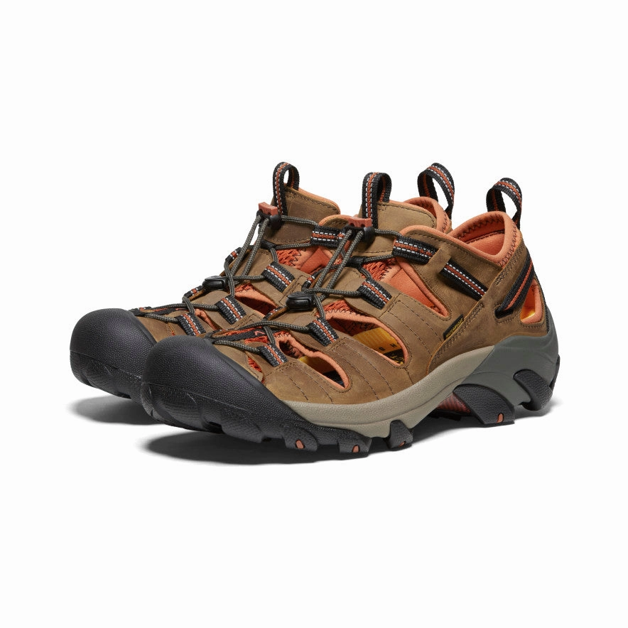 Most Comfy Hiking Boots Men's Arroyo II  |  Black Olive/Bombay Brown