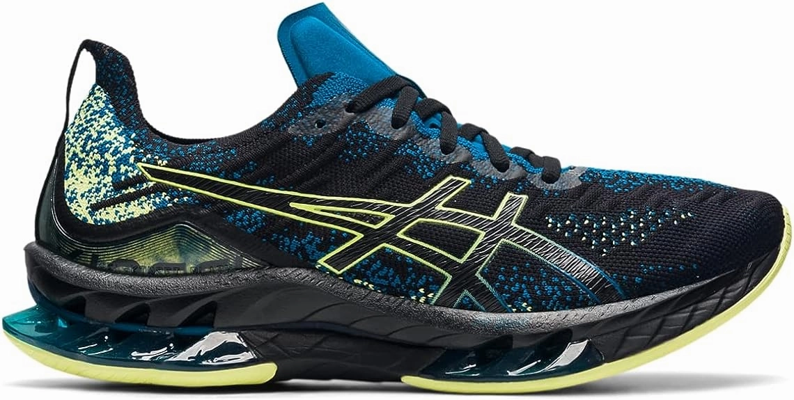 Asics Gel Pulse 15 Road Running Shoes Men's Asics Gel-Kinsei Blast, Black/Glow Yellow, 7 D Medium