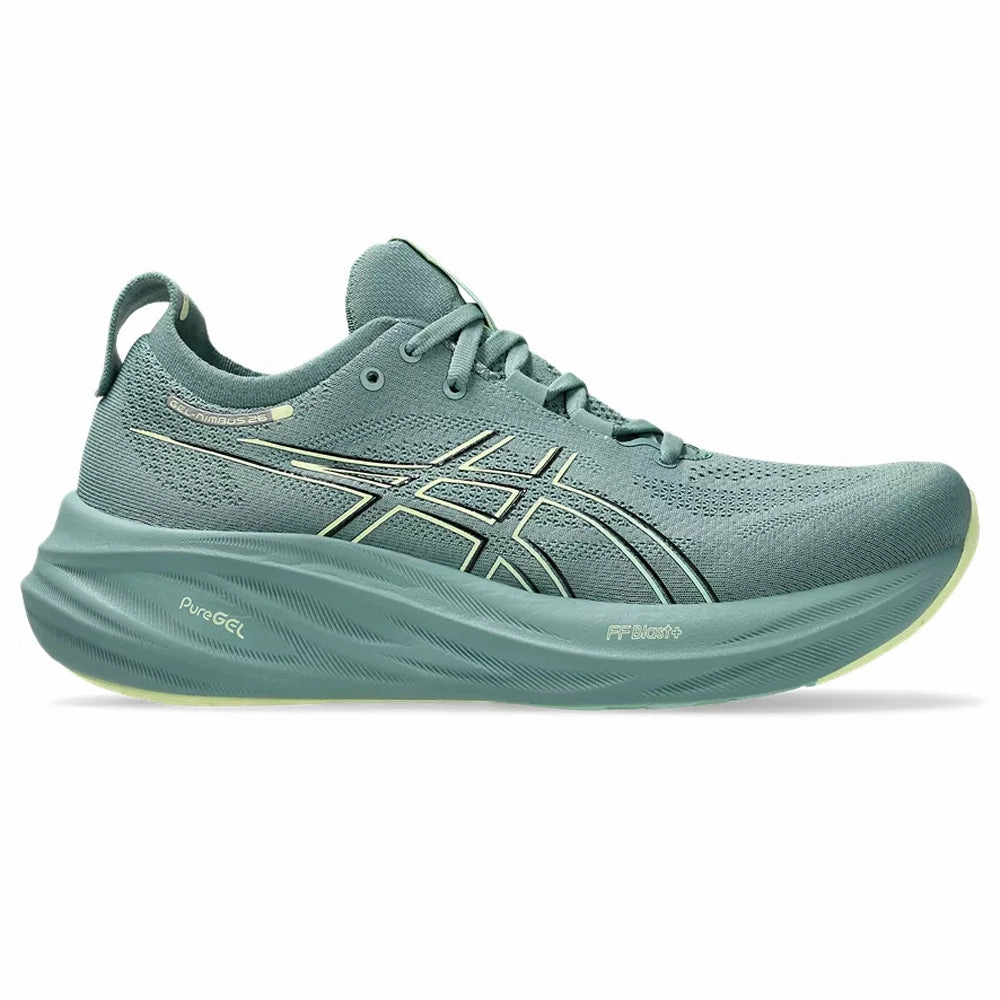 Asics Gel Lyte One Eighty Retro Running Shoe Men's Asics Gel-Nimbus 26, Celadon/Light Celadon, 11.5 D Medium