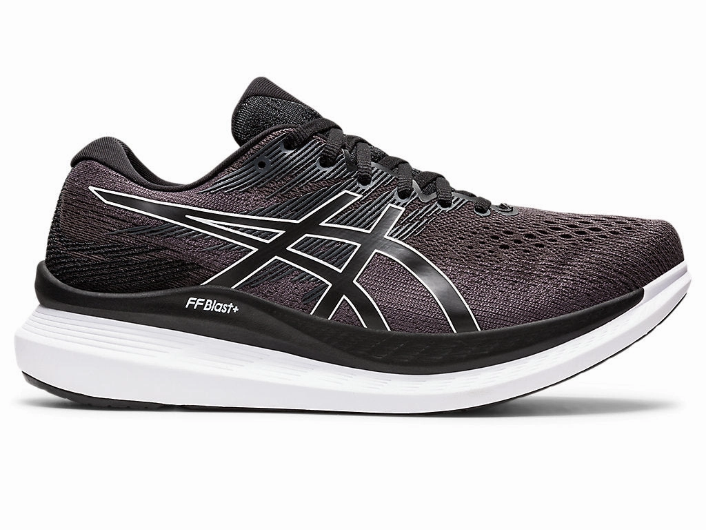 Men's Asics Glideride 3, Black/White, 12.5 D Medium Asics Water Resistant Shoes